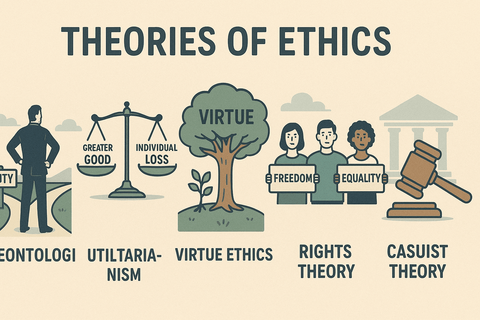 Theories of Ethics: A Comprehensive Guide to Deontology, Utilitarianism, and Beyond