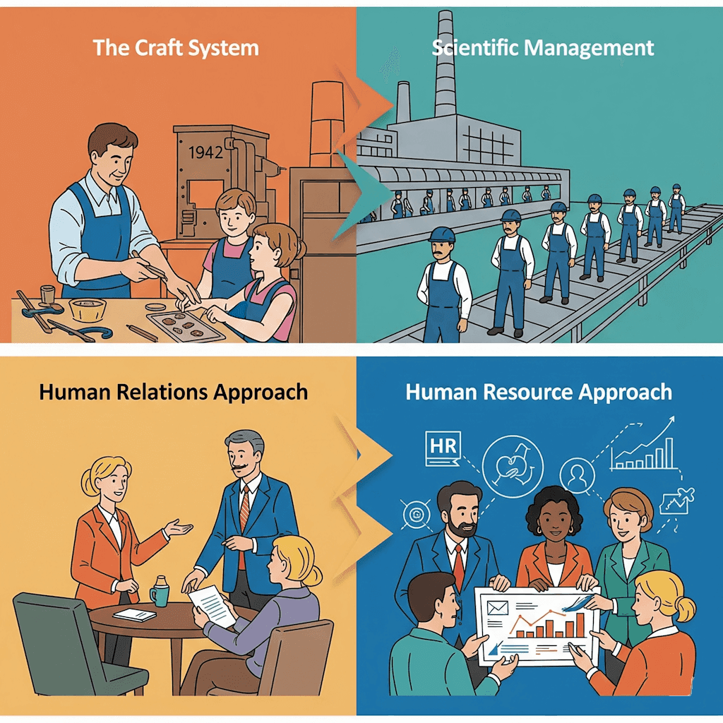 The Evolution of Human Resource Management: From Craft Guilds to Modern HRM