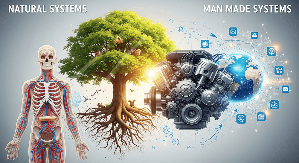 Understanding Man-Made and Natural Systems in Real Life