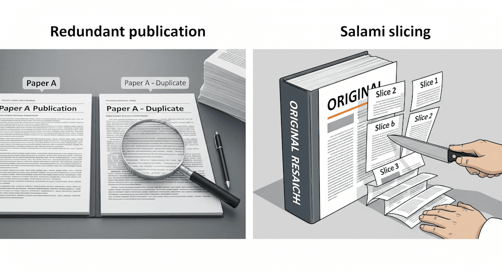 Redundant Publications and Salami Slicing in Research