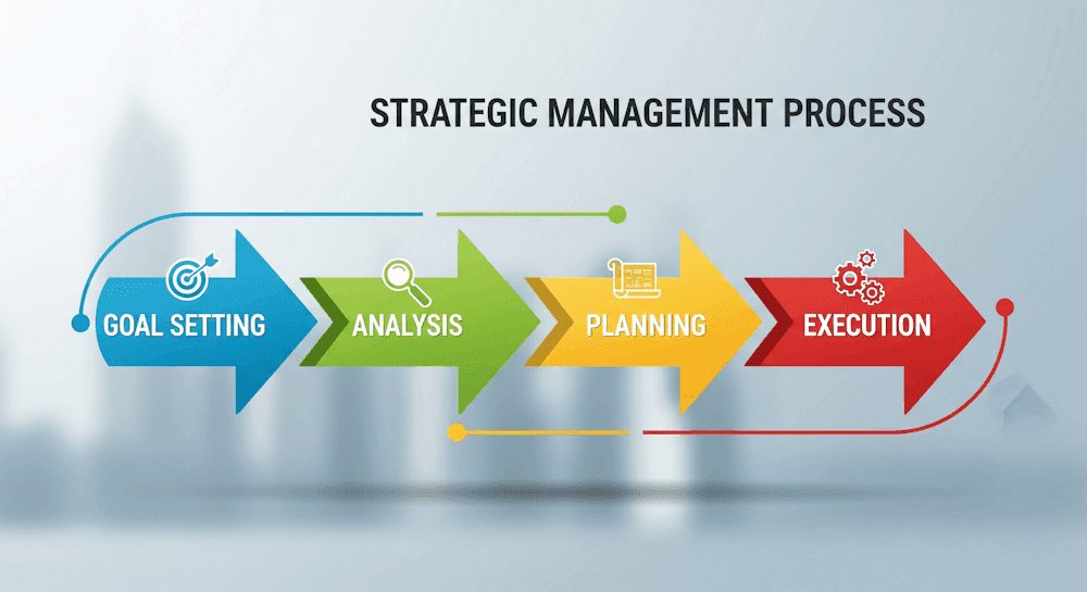 Key Components of Strategic Management and Their Process - The Learn Notes