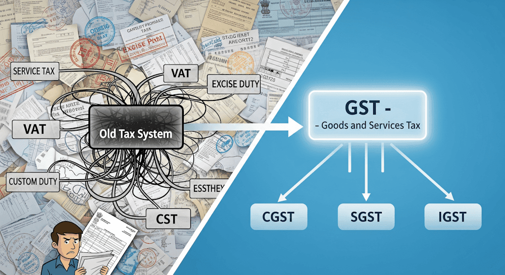 Why GST Was Needed in India: Fixing Old Tax Problems - The Learn Notes