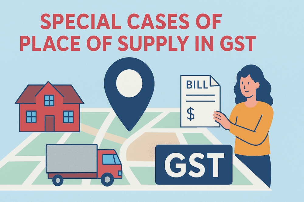 Special Cases of Place of Supply in GST: Rules & Examples