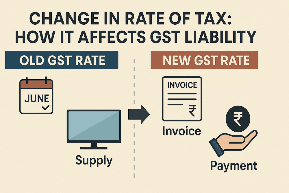 Change in GST Rate: Impact on Supply, Invoice & Payment