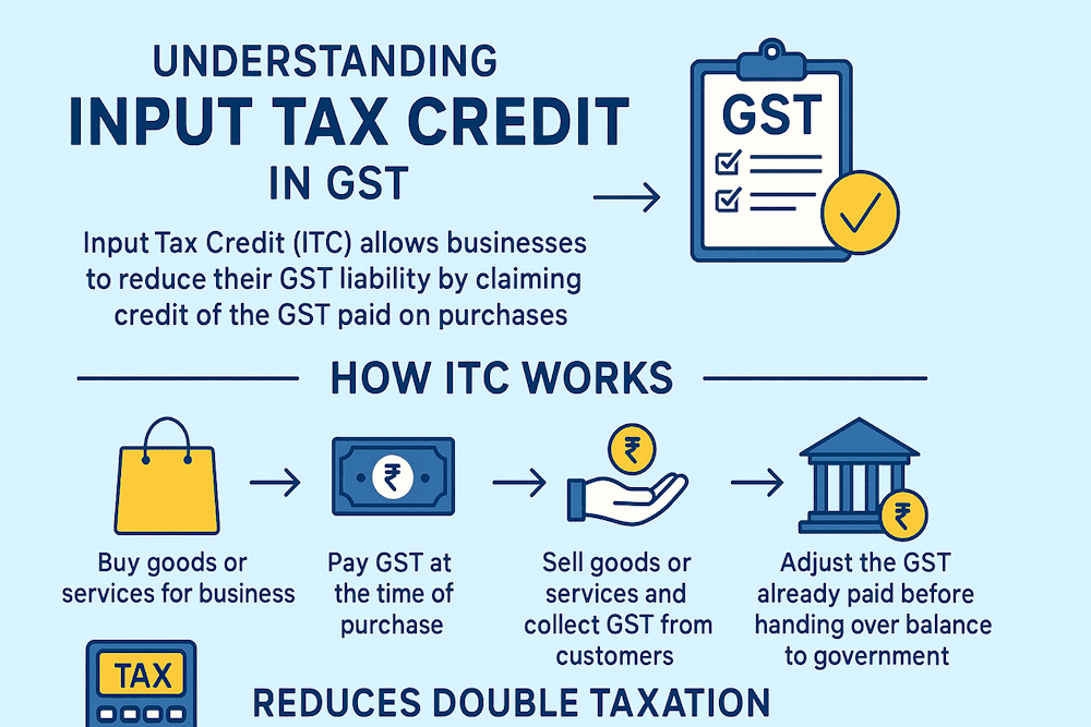 Input Tax Credit in GST: Meaning, Rules & Real Examples