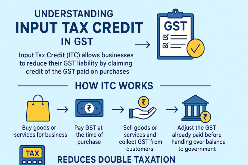 Input Tax Credit in GST: Meaning, Rules & Real Examples - The Learn Notes