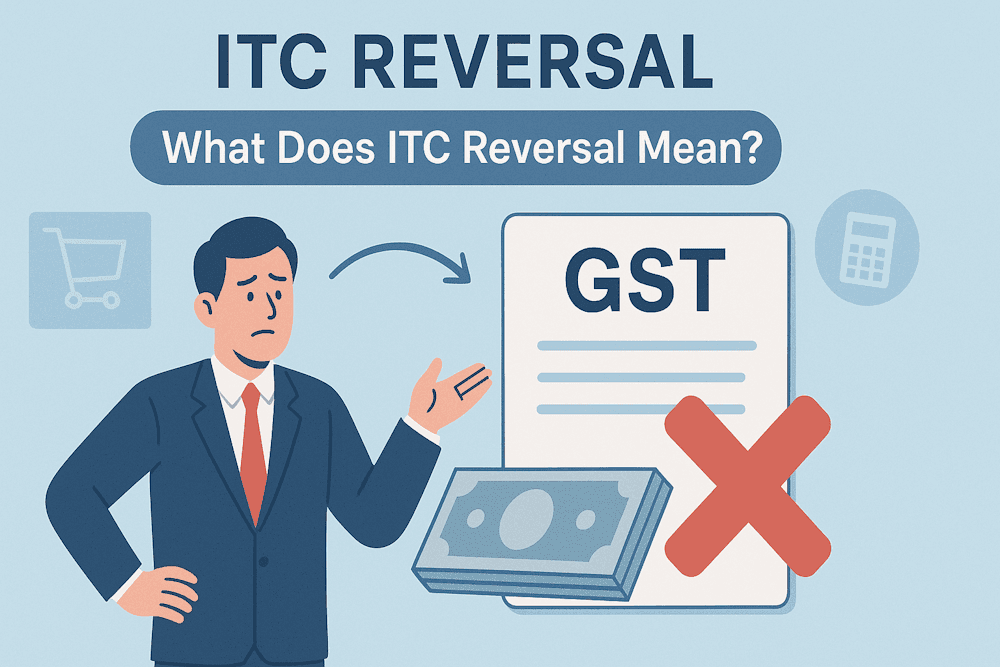 Reversal of ITC in GST: Rules, Reasons and Examples