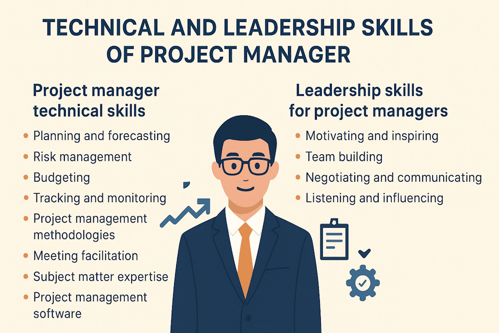 Technical and Leadership Skills Every Project Manager Needs