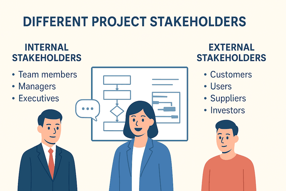 Different Project Stakeholders: Types, Roles & Management