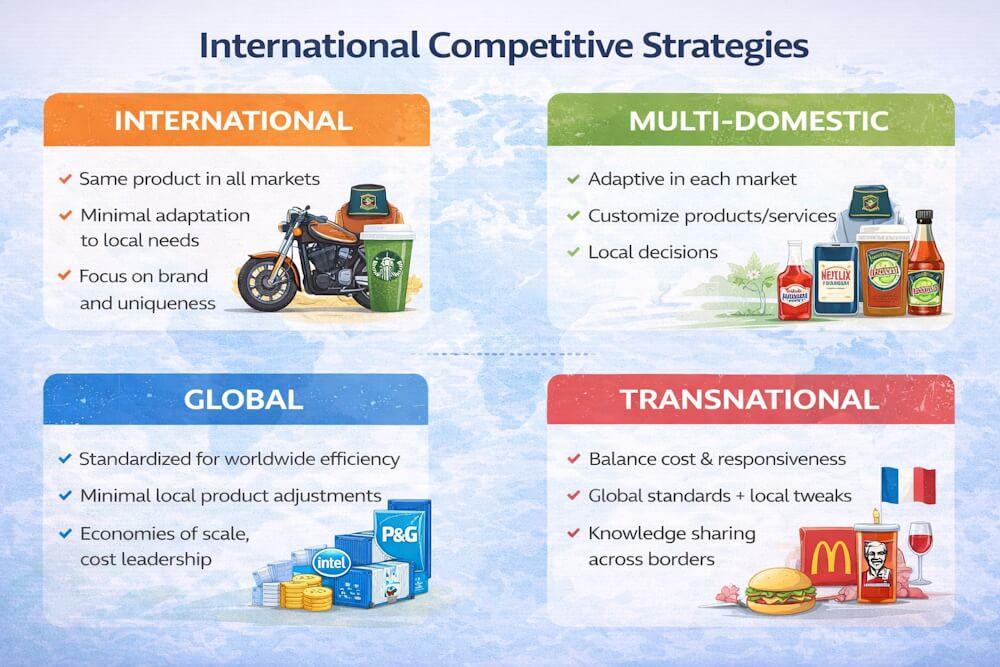International Competitive Strategies and Global Advantage