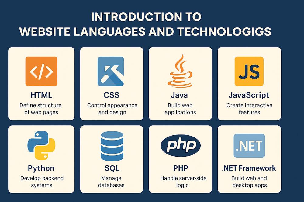 Website Language and Technology: Commonly Used Web Languages