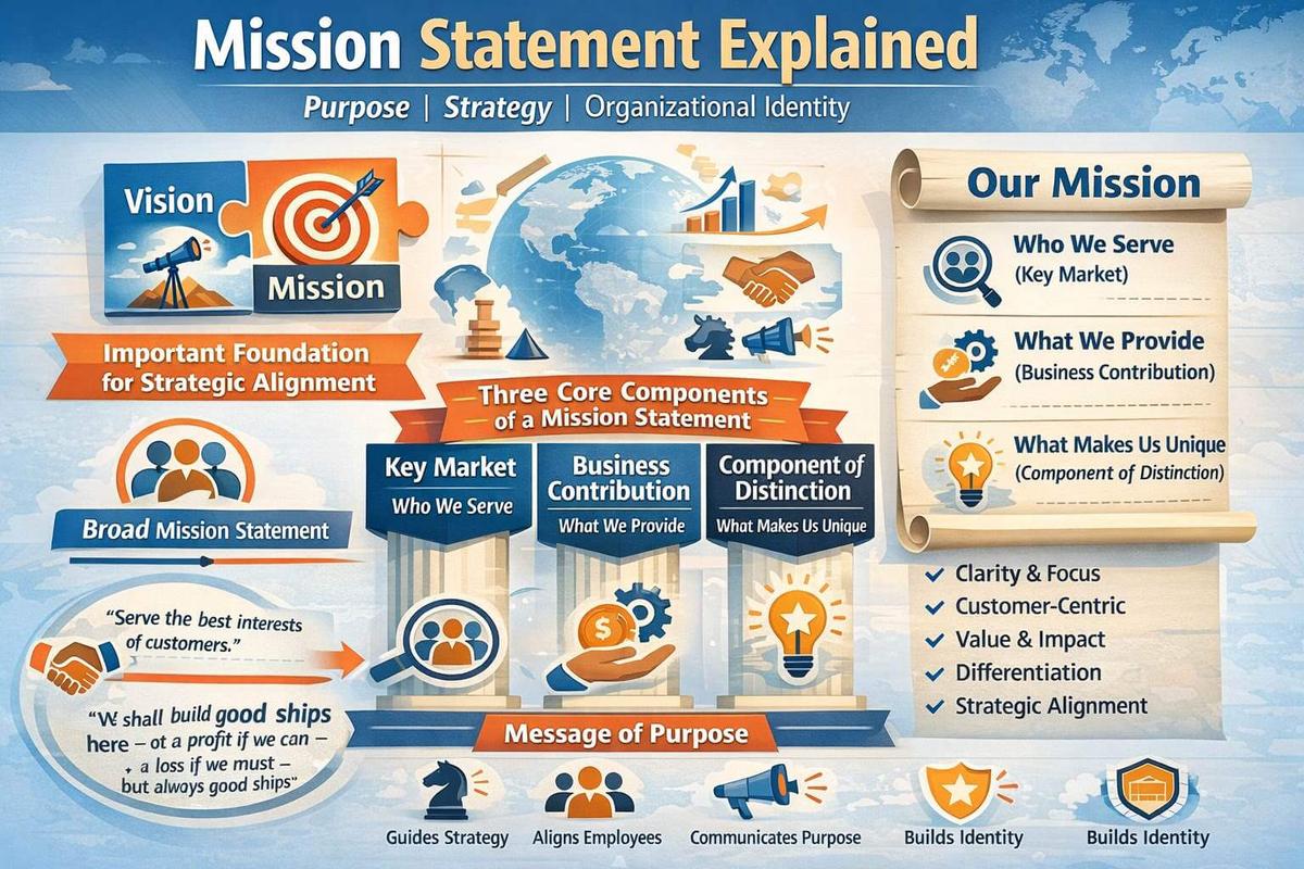 Mission Statement and Strategy in Business Organizations - The Learn Notes