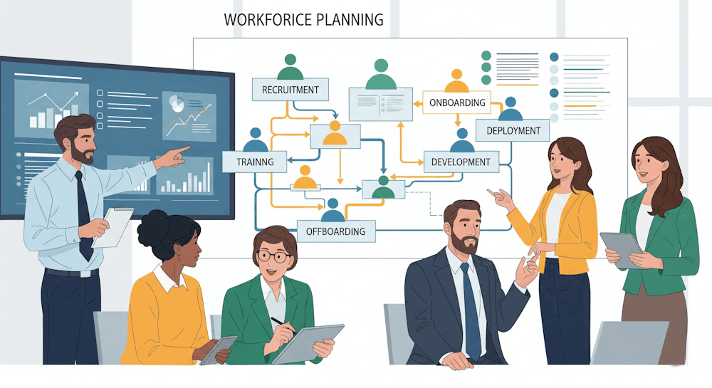 HR Demand Forecasting Techniques: Delphi & Flow Models