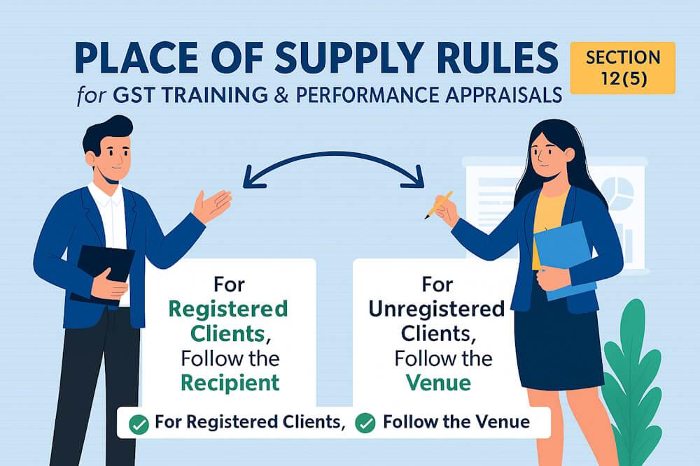 Place of Supply for Training and Performance Services