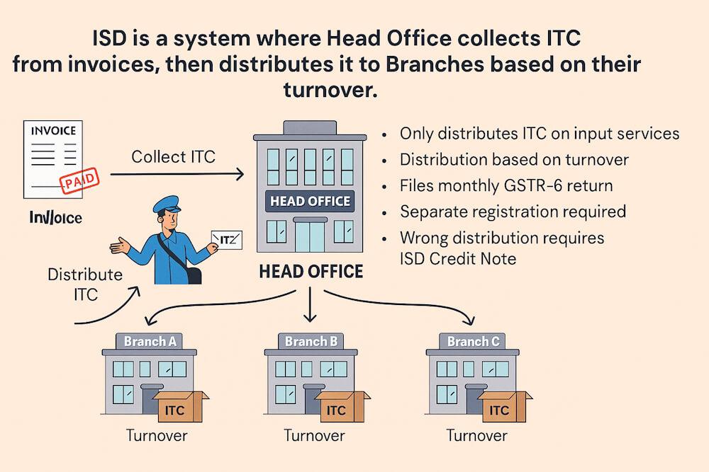 Input Service Distributor (ISD) in GST: Full Working Guide