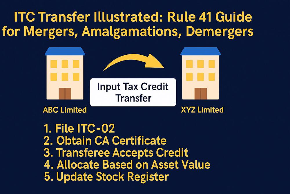 ITC Transfer in Business Transfer & Demerger: Rule 41 Guide