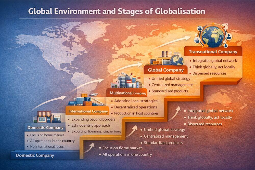 Global Environment and Stages of Globalisation Explained