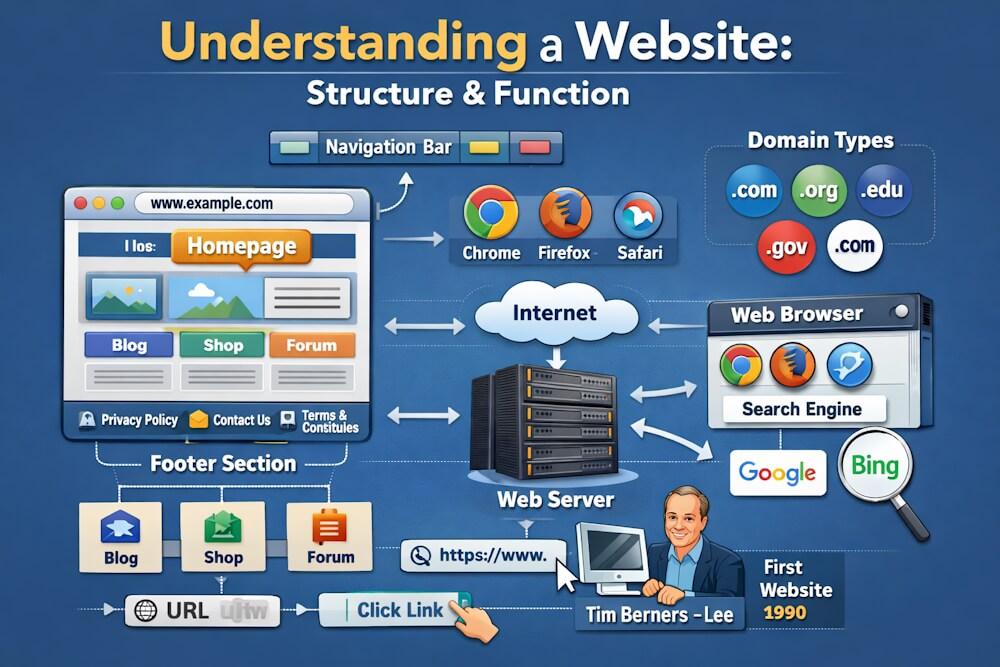 Understanding a Website: Structure, Types, and Basics