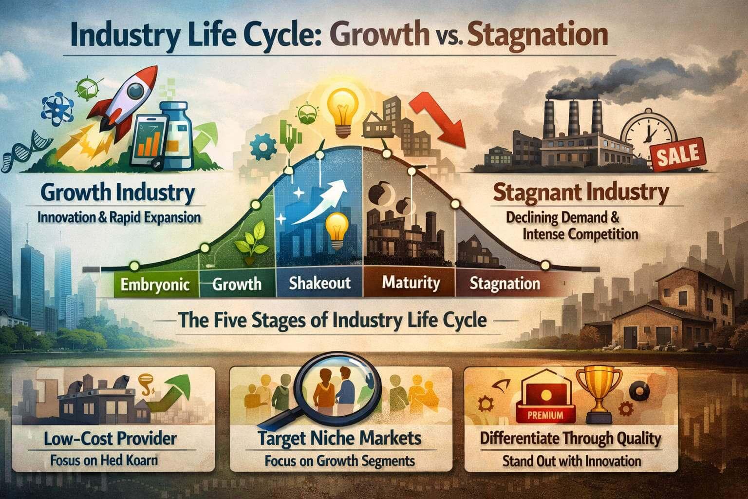 Industry Growth and Stagnation: The 5-Stage Model Explained