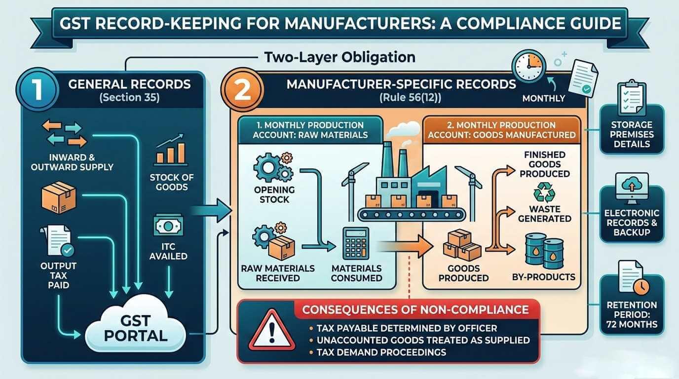 GST Record-Keeping for Manufacturers: Complete Guide
