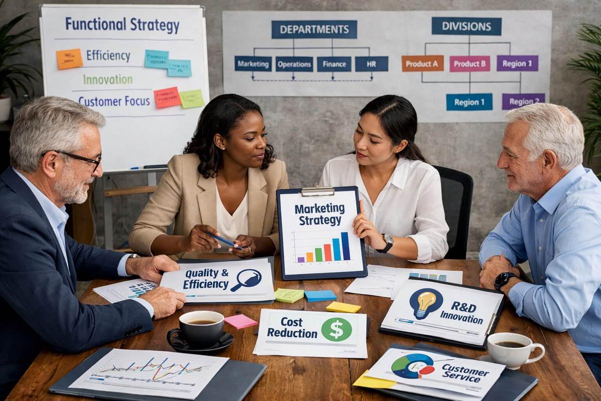 Department Framework Branch and Department Strategy in Functional Structure - The Learn Notes