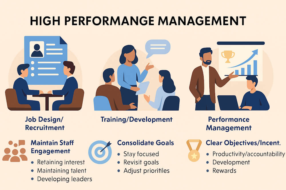 High Performance Management Model in HRM Explained - The Learn Notes