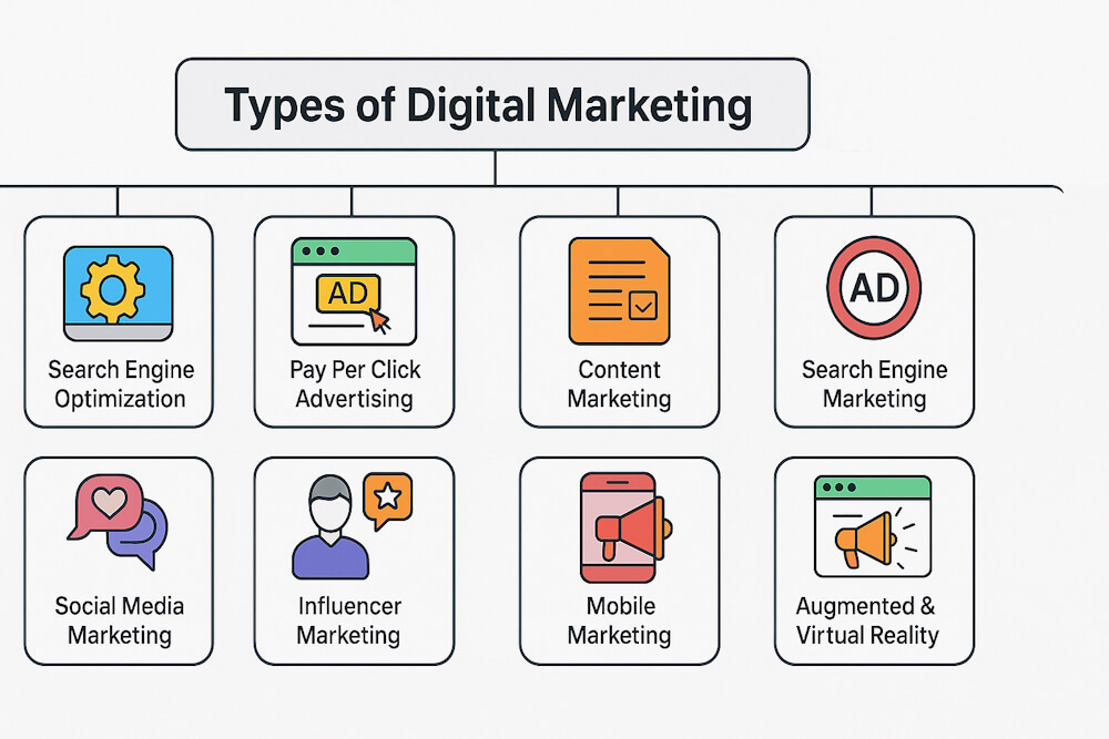 Types of Digital Marketing for Business Growth in 2026 - The Learn Notes