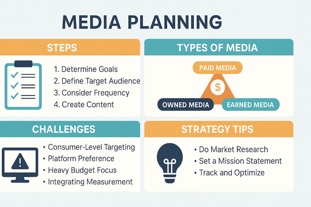 Media Planning Guide: Steps, Types & Strategy Tips - The Learn Notes